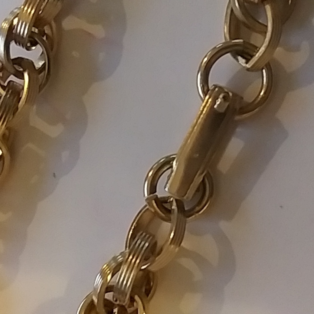 Vintage Equestrian Charm Pendant Rolo Link Bracelet - Rare - Picture 4 of 4